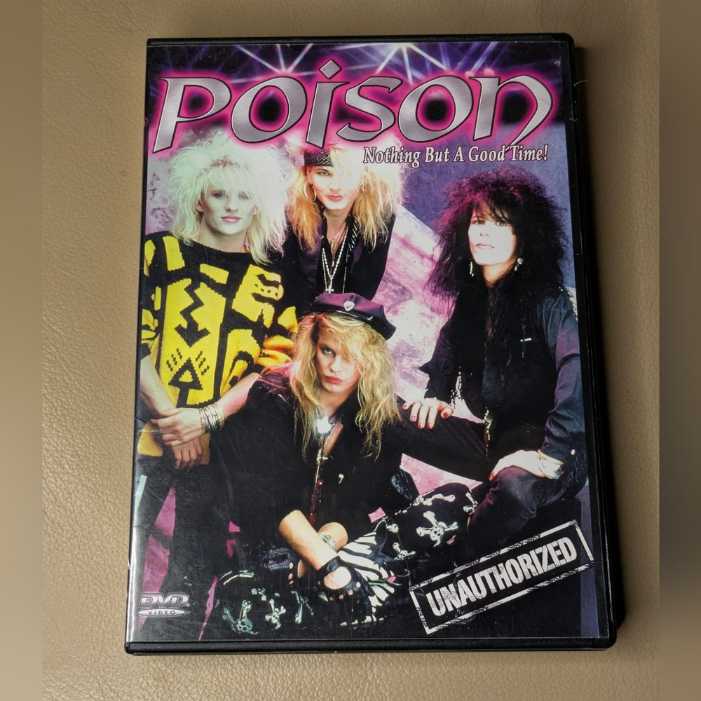 Poison Nothing But A Good Time! Unauthorized DVD Rockumentary (2003) VG